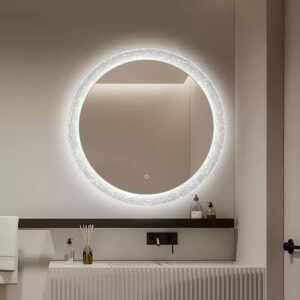 Hotel Wall-Mounted Smart Round LED Vanity Mirror