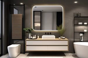 Read more about the article Sound & Shine in Harmony: Our Smart LED Bathroom Mirror with Built-in Bluetooth Speaker