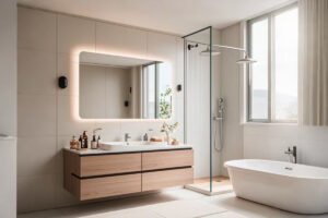Read more about the article Wind Down at Night: Our LED Bathroom Mirror with Soft, Calming Light