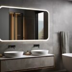 This Rounded LED Mirror Makes Your Bathroom So Much More Comfortable