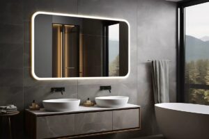 Read more about the article This Rounded LED Mirror Makes Your Bathroom So Much More Comfortable
