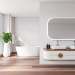 Clean & Calm: This Rounded LED Mirror Is Perfect for Your Bathroom