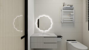 Read more about the article Renters Rejoice! Small-Space Bathroom Mirror, Space-Saving & Super Practical