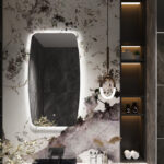 Bathroom Mirror Is So Clean & Timeless
